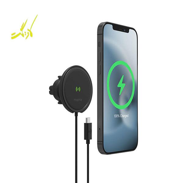 هولدر و شارژر وایرلس Mophie Snap plus